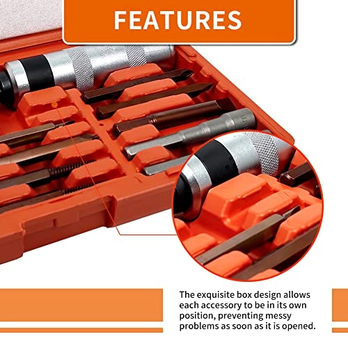 Reversible Impact Driver Slotted and Phillips Screwdriver Set (26 Pcs)