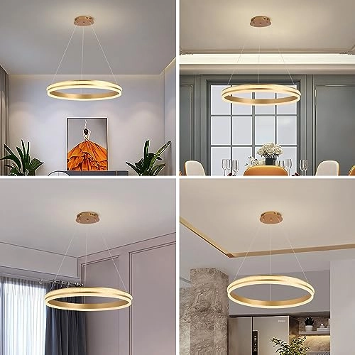 Modern LED Chandelier - 3000K-6000K Dimmable