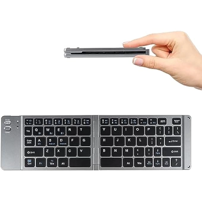 GUGUELEC Foldable Bluetooth Keyboard - Wireless