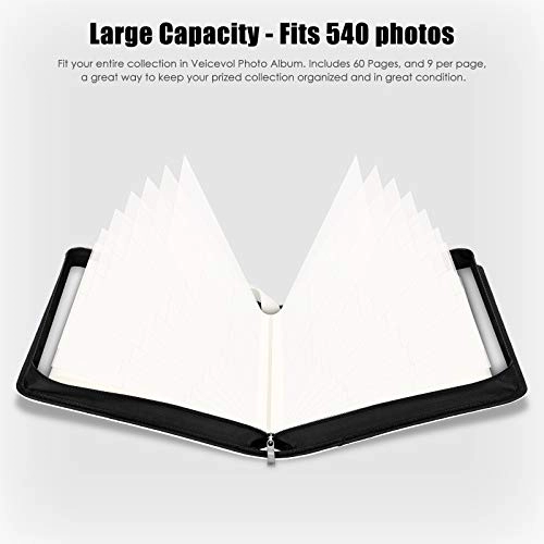 2x3" 540 Pockets Faux Leather Photo Album