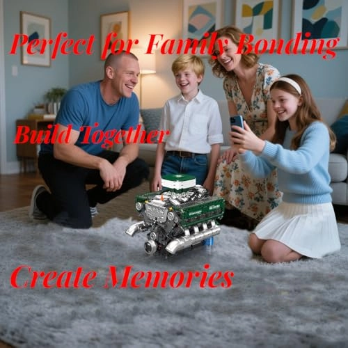 V8 Tank Engine (10182) - Electrically Driven Mechanical Construction