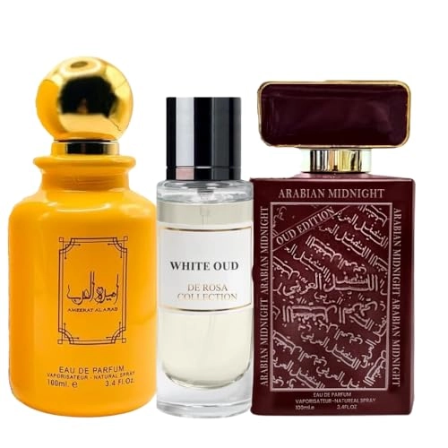 Midnight Oud - Eau de Parfum 100ml + White Oud - Eau de Parfum 30ml + Ameerat Al Arab - Eau de Parfum 100ml