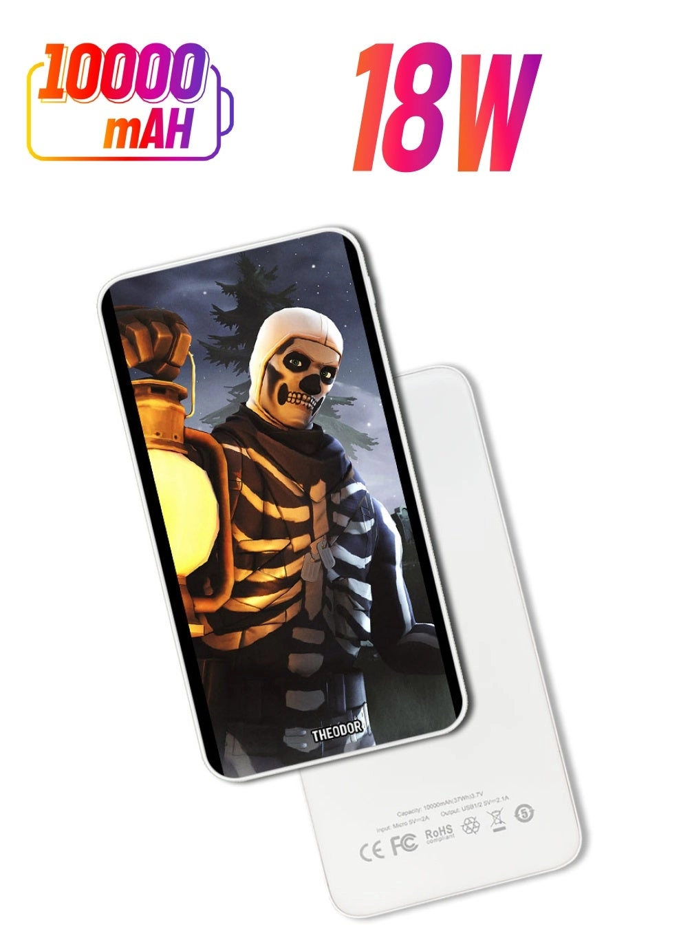 Theodor EX_PPBA334 - 10000 mAh 18W Quick Charging 3.0