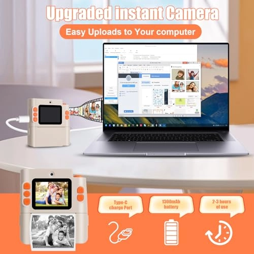 Kids Camera - Instant Print 1080P 32GB