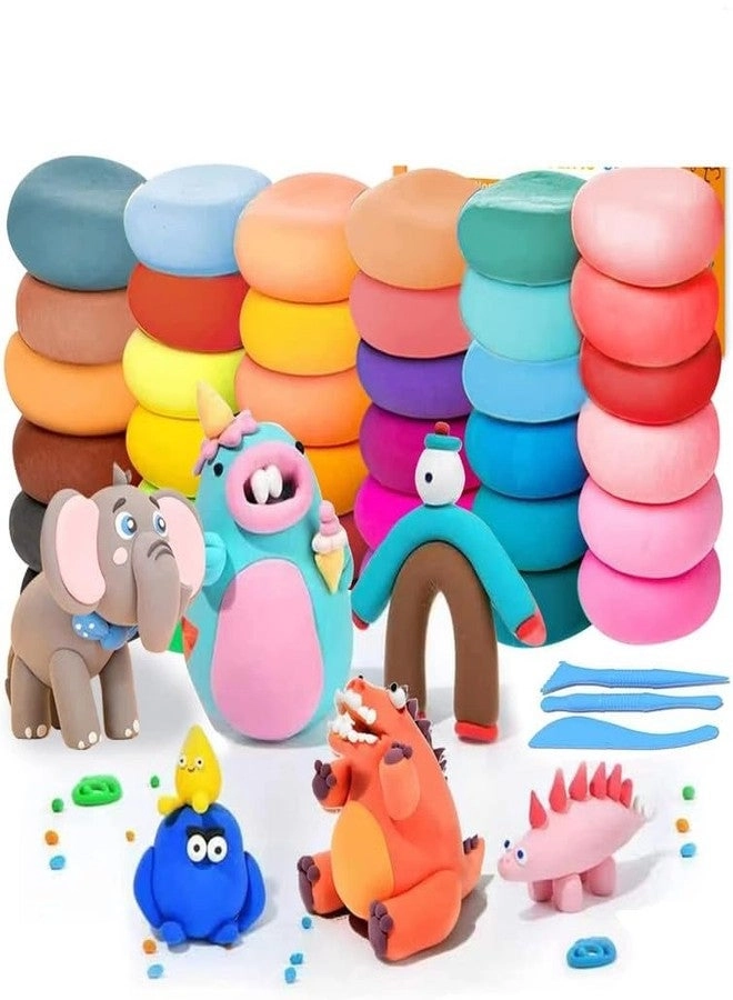 Air Dry Clay - Non-Toxic with Tools 12pcs.