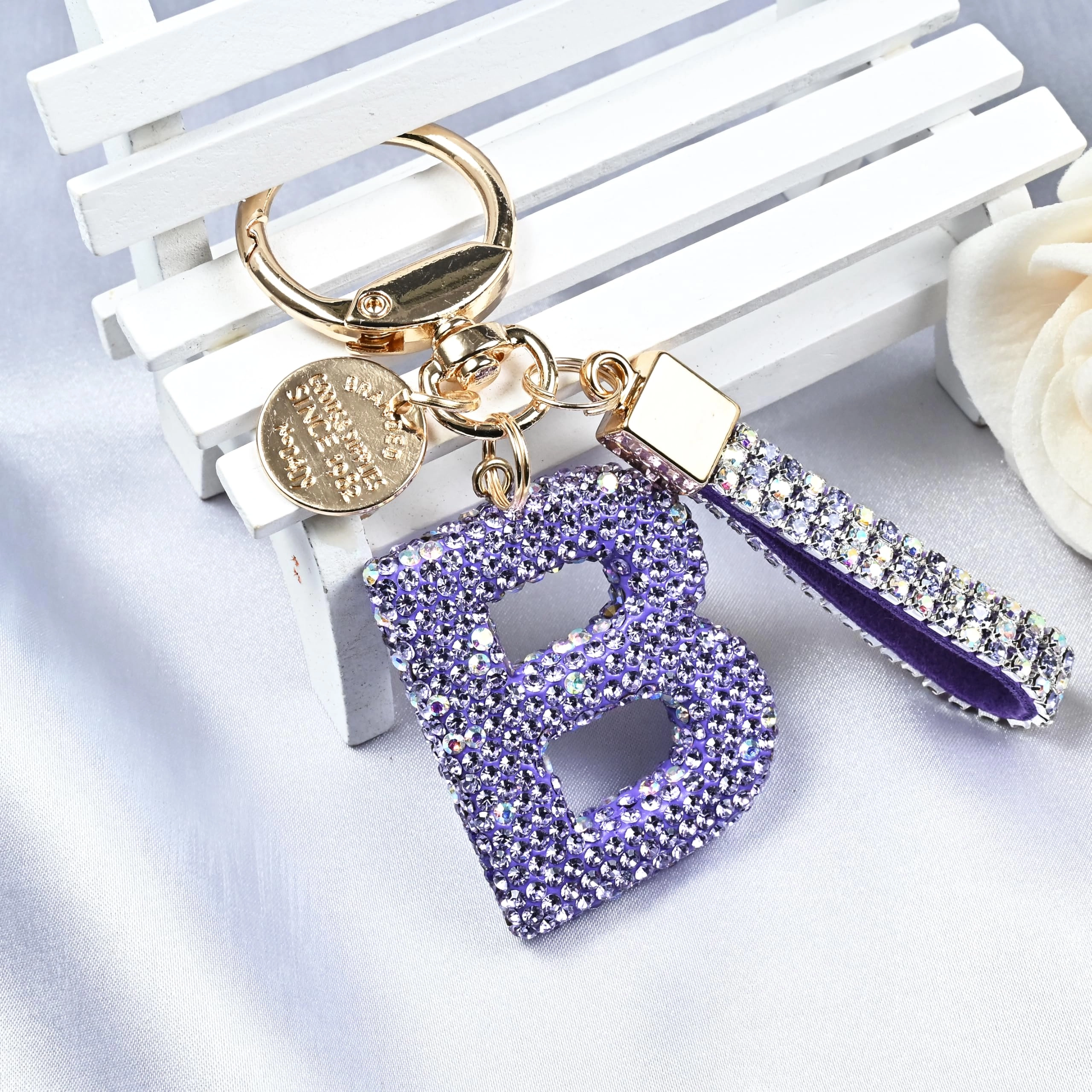 Initial Letter Keychain - Letter