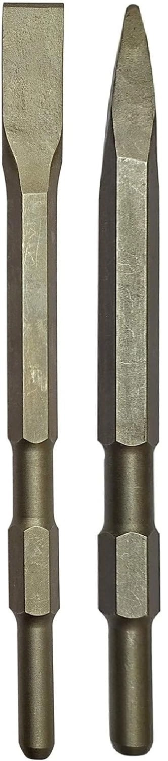 Inditrust Point and Flat Chisel set - 1-inch 17x280mm