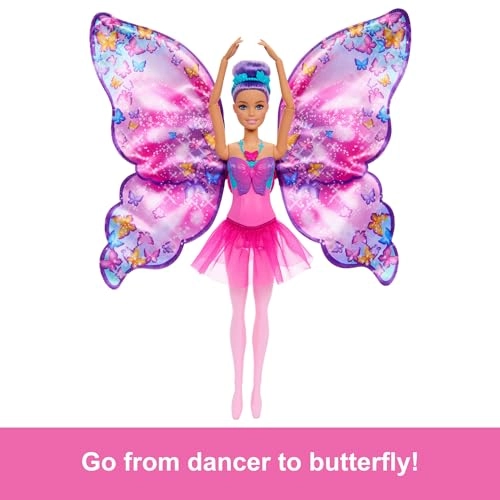 Barbie Dreamtopia Dress-Up Doll - 2-in-1 transformation 8 pieces Ages 36 month(s)+