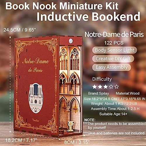 DIY Dollhouse Miniature Book Nook