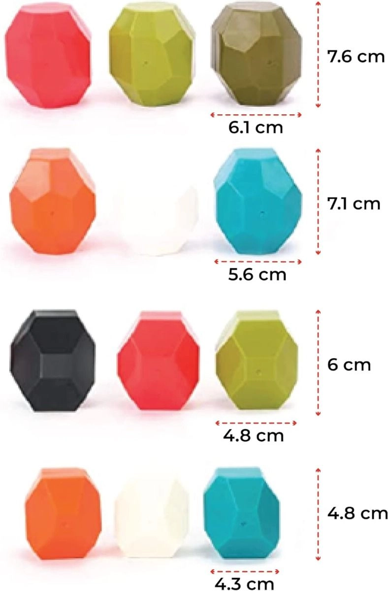 Rock & Stack Balancing Educational Sensory Toy - 1+ 12pcs