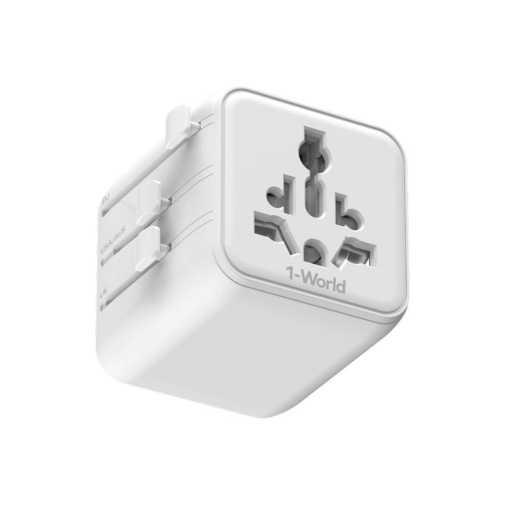 Momax 1-World Travel Adaptor - 20W