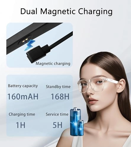 AI Smart Glasses - 116 Languages Bluetooth 5.4 UV400