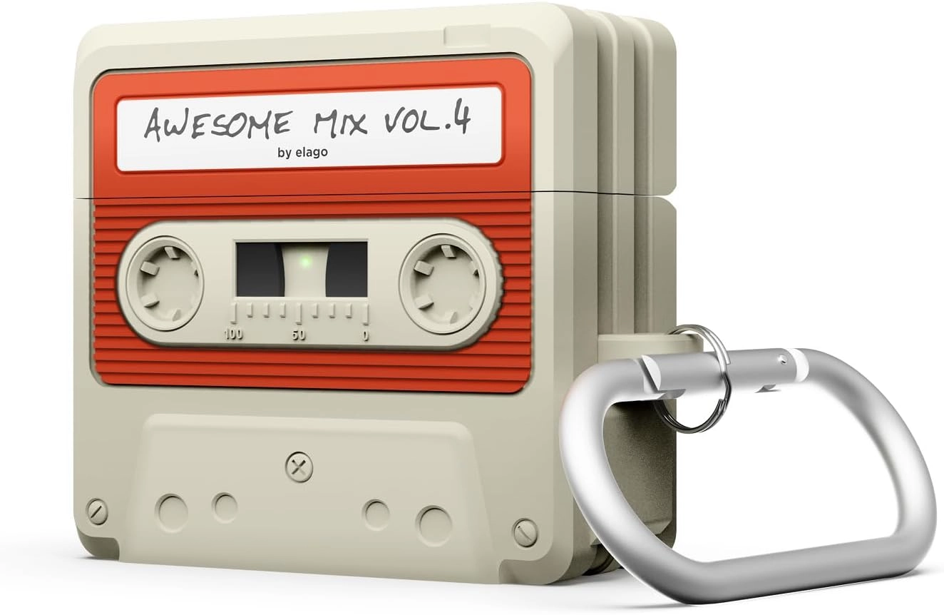 CasePro Case for AirPods 4 - Retro Cassette Design