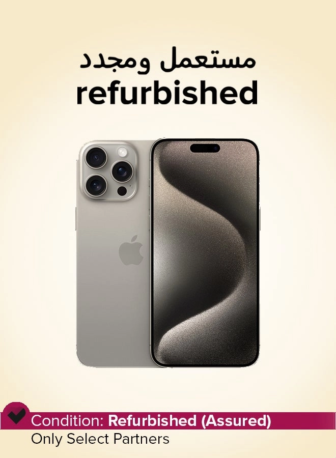 (Refurbished) iPhone 15 Pro Max - 512GB