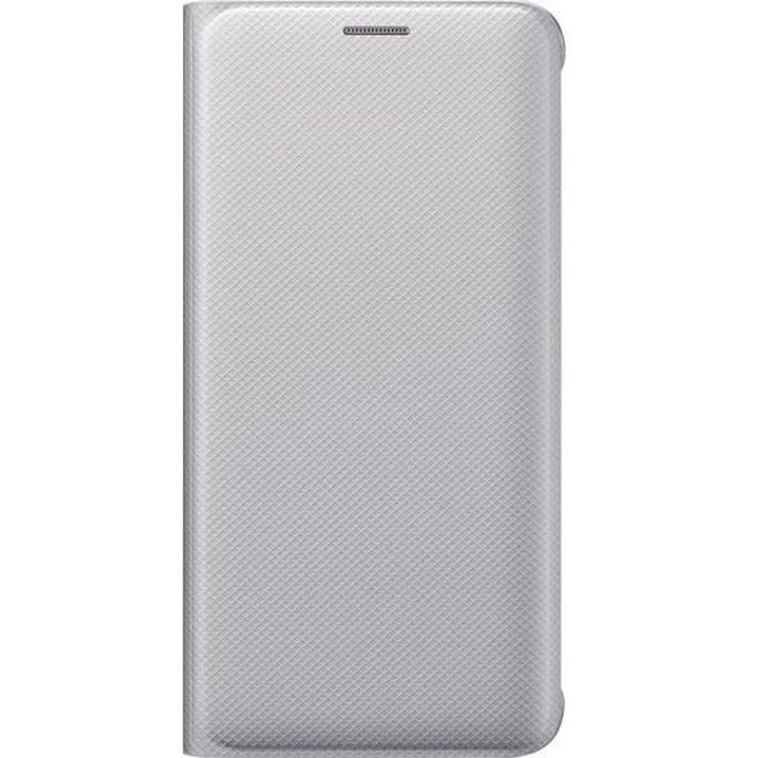 Samsung Wallet Flip Cover Silver for Galaxy S6 Edge Plus