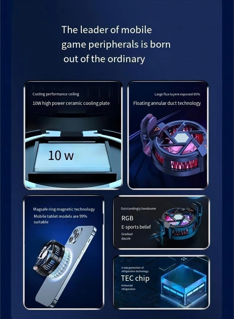 Phone Cooler - Semiconductor Cooling MagSafe Compatible