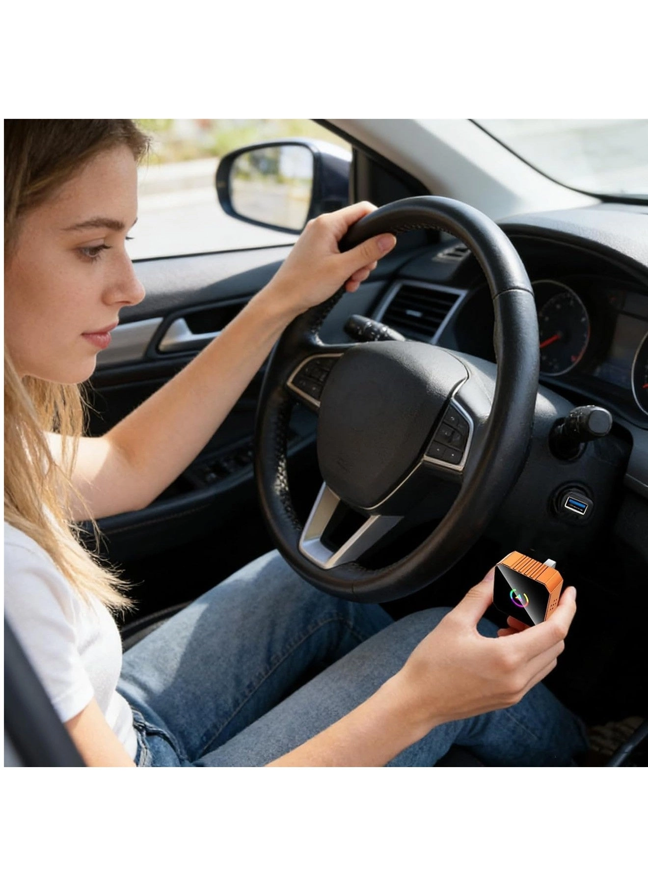 CarPlay Adapter & Android Auto Dongle - Wireless Mini USB-A/USB-C