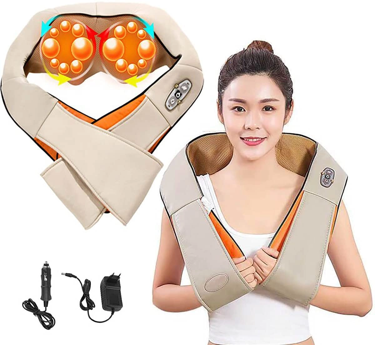TheMohrim Kneading Neck Shoulder Body Massager - With Heat