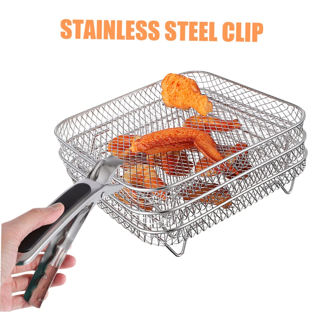 Air Fryer Dehydrator Rack - Stainless Steel 3pcs