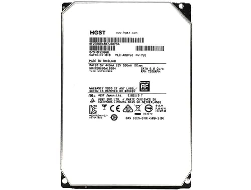 (Refurbished) Ultrastar He8 3.5" 7200rpm 128MB SATA 6Gb/s (HUH728080ALE604/CR) - 8TB