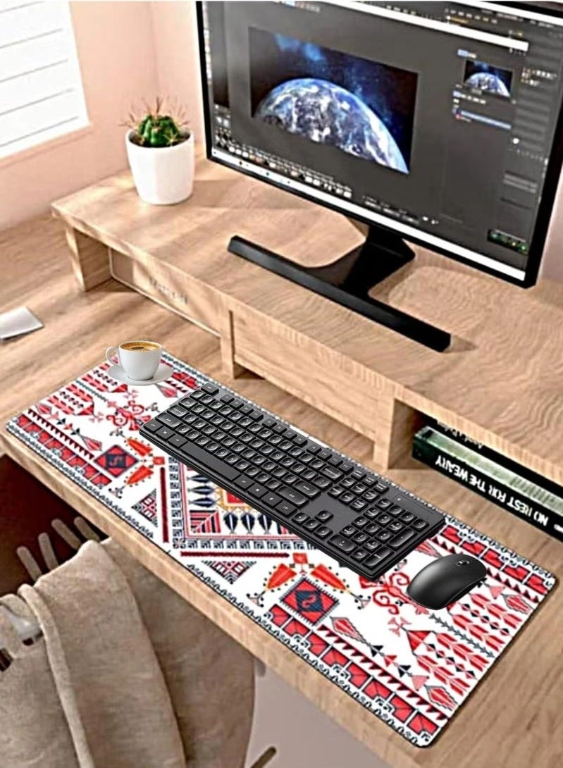 Large Polyester Cloth Gaming Mouse Pad - 80x30 cm