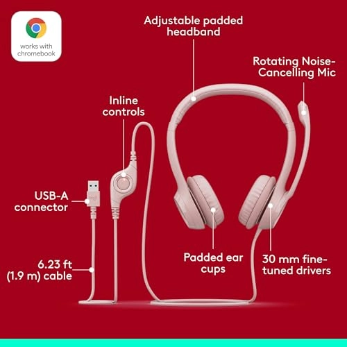 (Renewed) H390 Wired Headset
