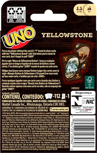 UNO Yellowstone - Card Game