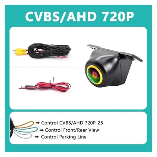 Intelligent Dynamic Trajectory Car Rear View Camera - Night Vision Wire 4K AHD 1080P