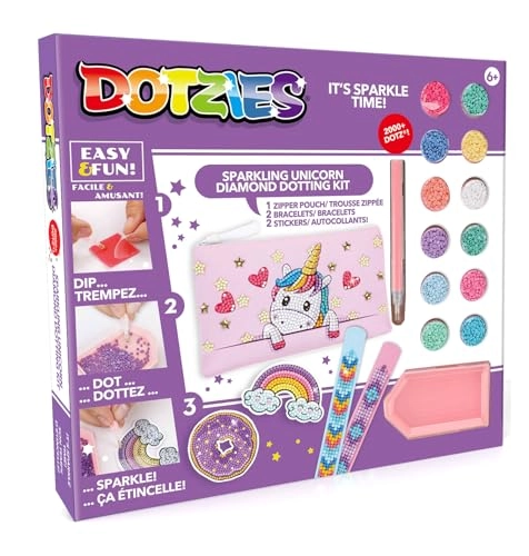 Dotzies Diamond Dotting Kit - Sparkling Unicorn 5 pieces