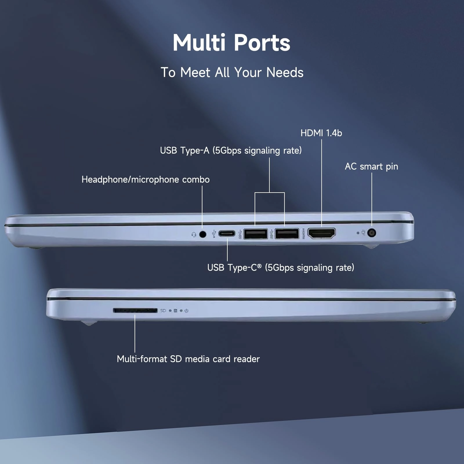 14 Laptop Computer Laptop 14-dq6011dx - 14'' N150 16GB DDR4 128GB UFS + 256GB MSD Card
