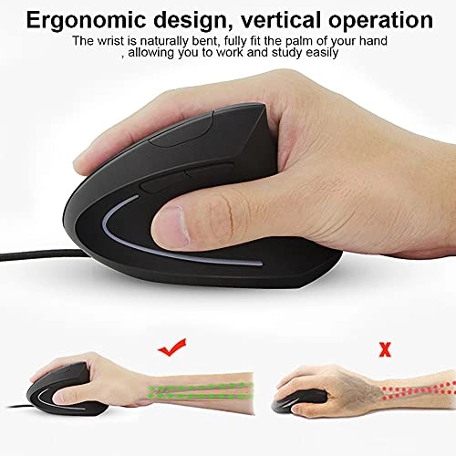 3200 DPI Vertical Mouse - USB