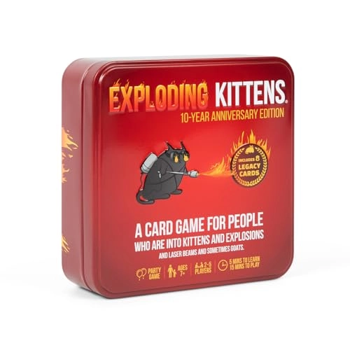 Exploding Kittens: 10th Anniversary Collectible Tin - New Edition