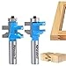 Architectural Molding Router Bit Set - 1/2-Inch 5 PCS