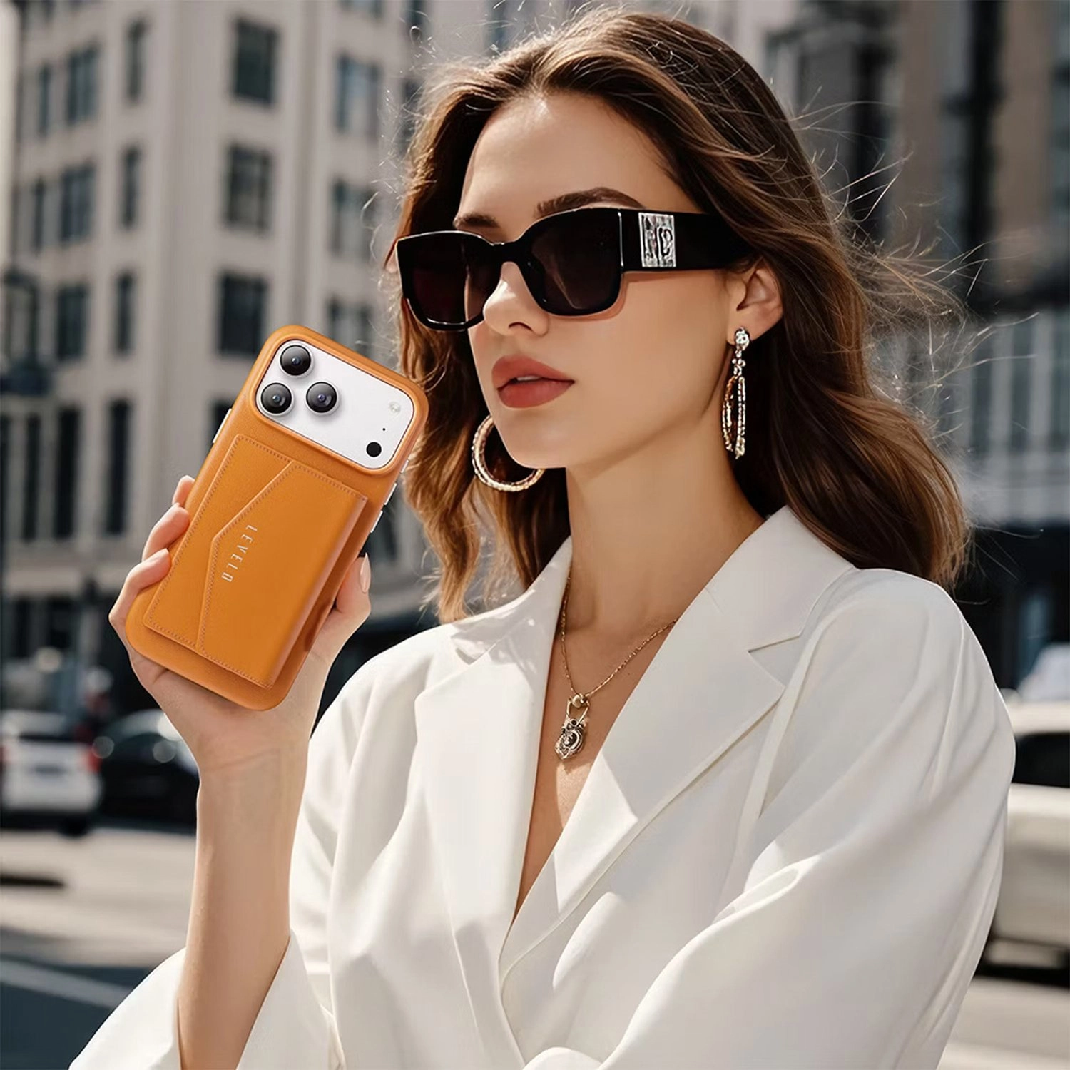 Vertex Wallet Case - PU Leather with MagSafe for iPhone 17 Pro Max