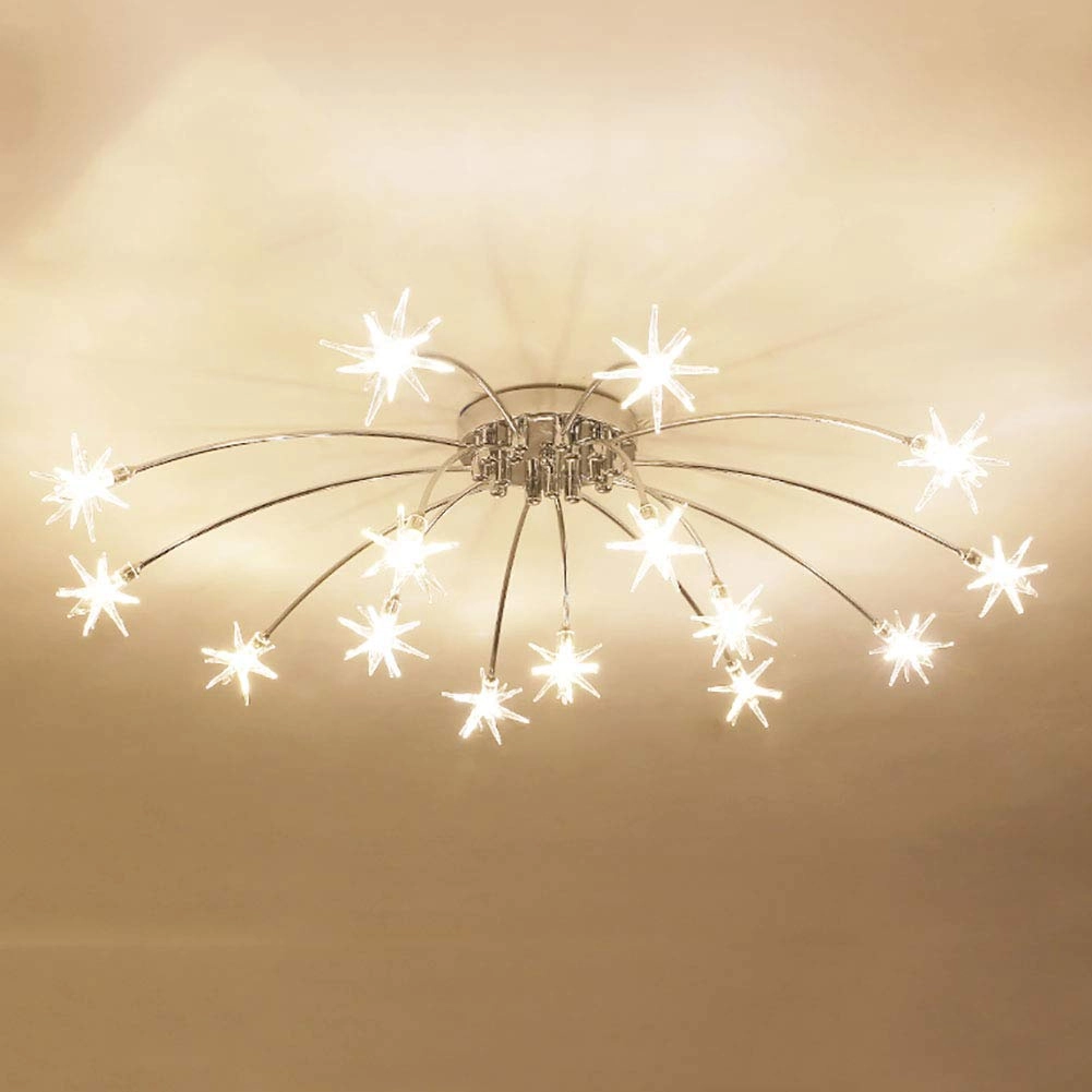 Nordic Art Stars Ceiling - G4 21 head Black and white light