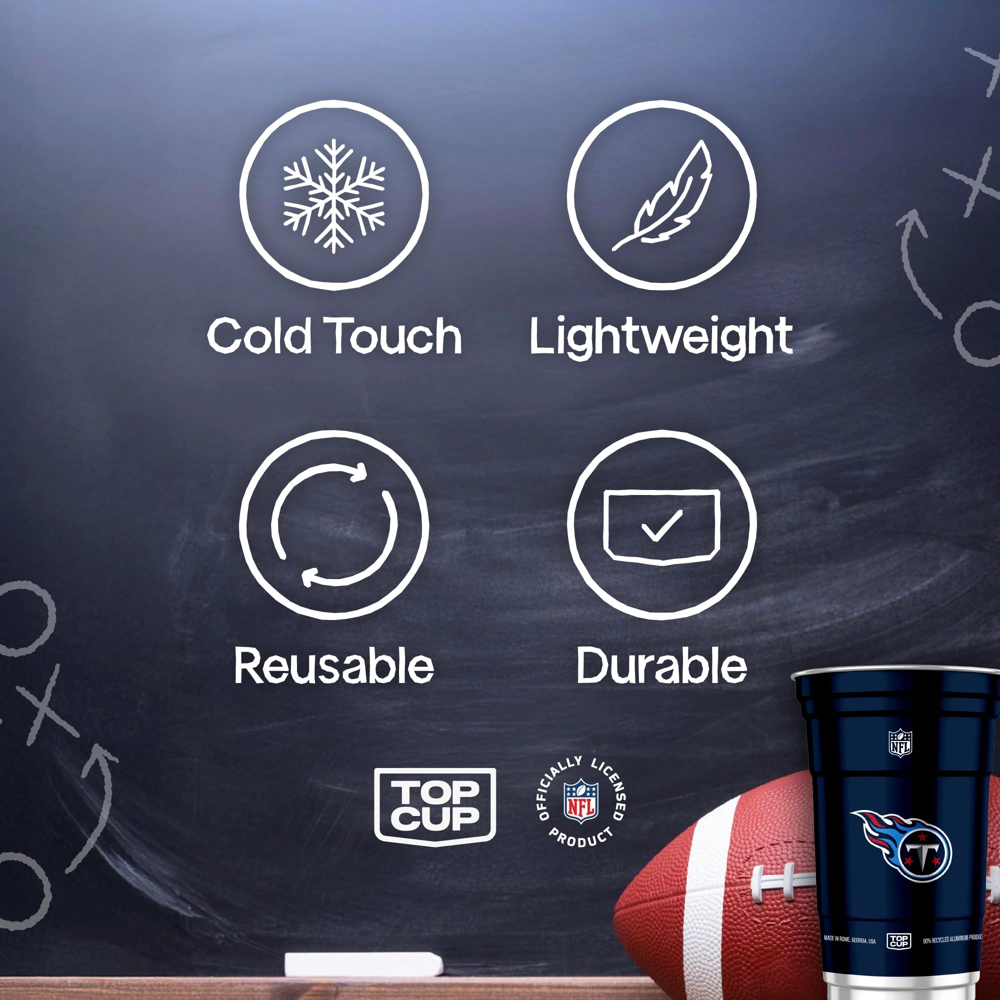 Tennessee Titans Reusable Cup - 20 pcs