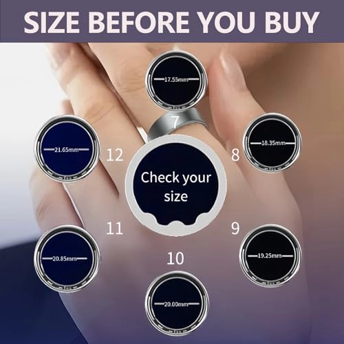 NFC Smart Ring - 24/7 Heart Rate Monitor IP68 Swimproof