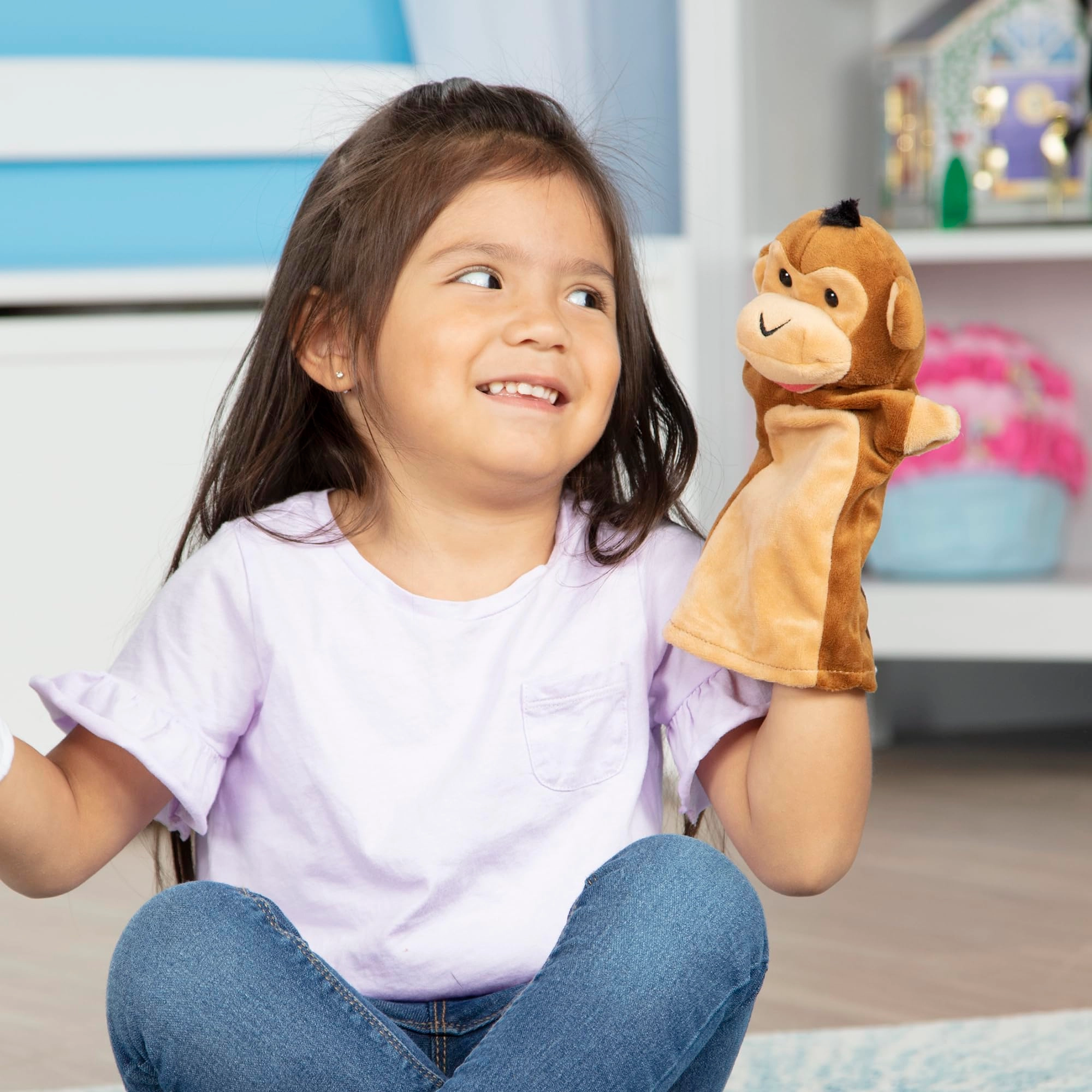 Safari Buddies - Hand Puppets 6 Pieces