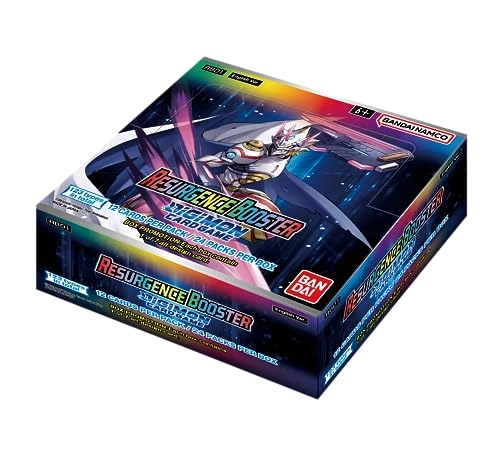 BANDAI NAMCO Entertainment Digimon Card Game Resurgence Booster Box - Blue