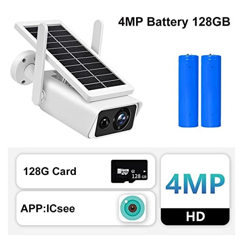 Outdoor Solar Security Camera 4MP