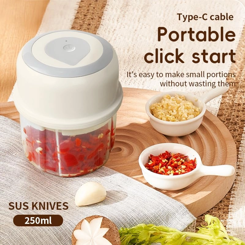 Electric Garlic Chopper - 250ML USB