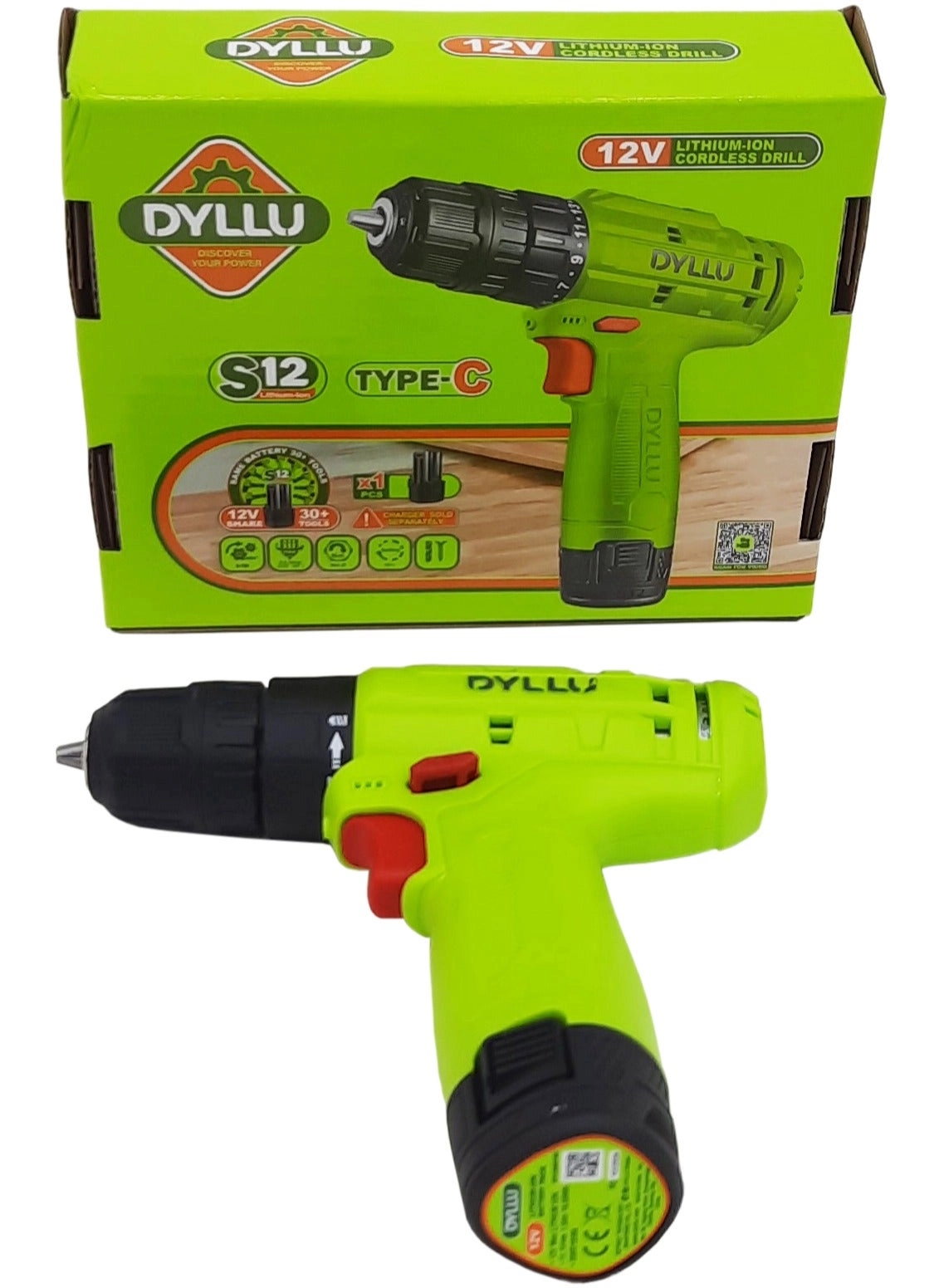 Cordless Drill - 12V USB Type-C