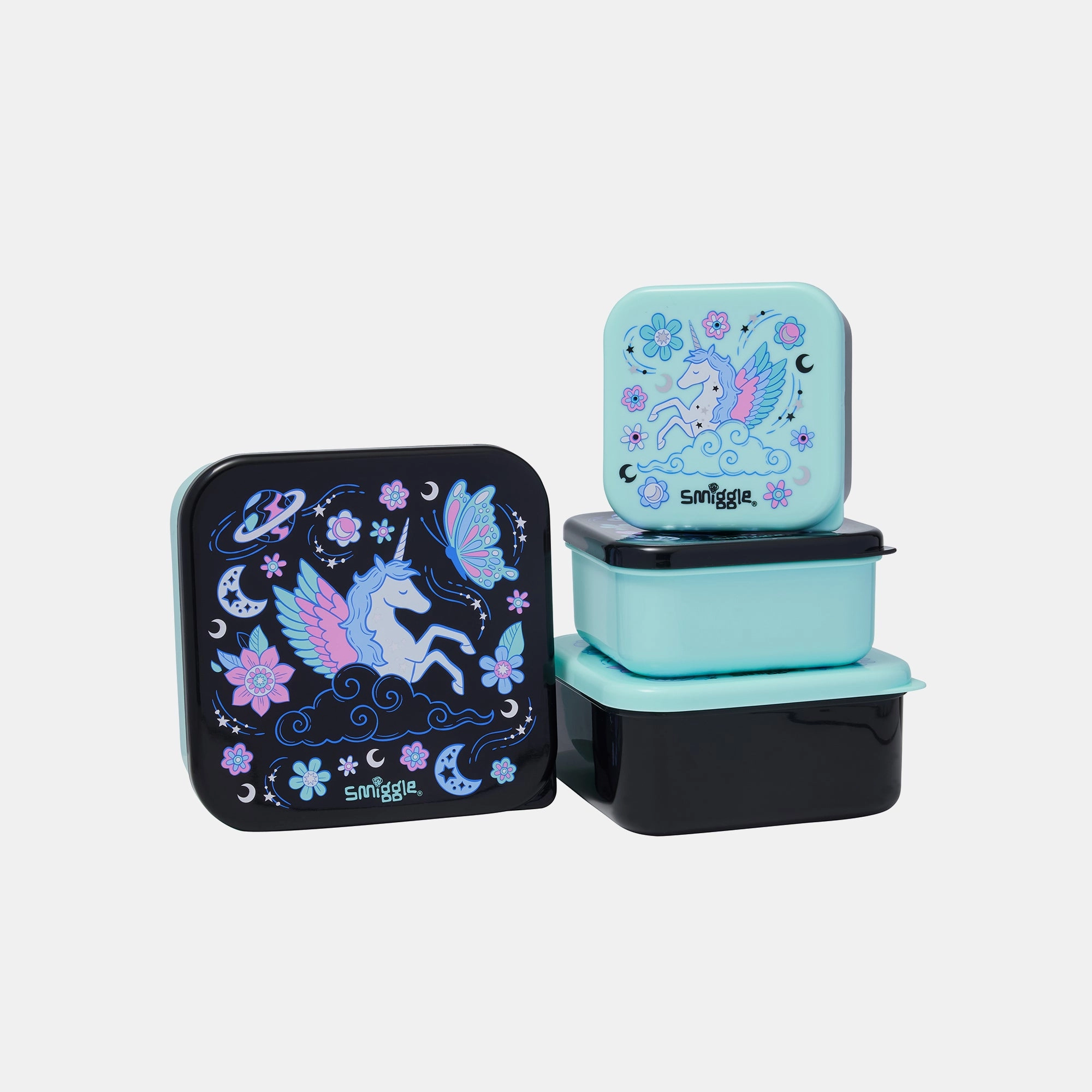 Super Charge 4 In 1 Containers - 4 containers stackable