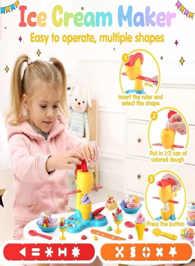 2 in 1 Color Dough Kitchen Creations Set - 3+ years 35 pcs