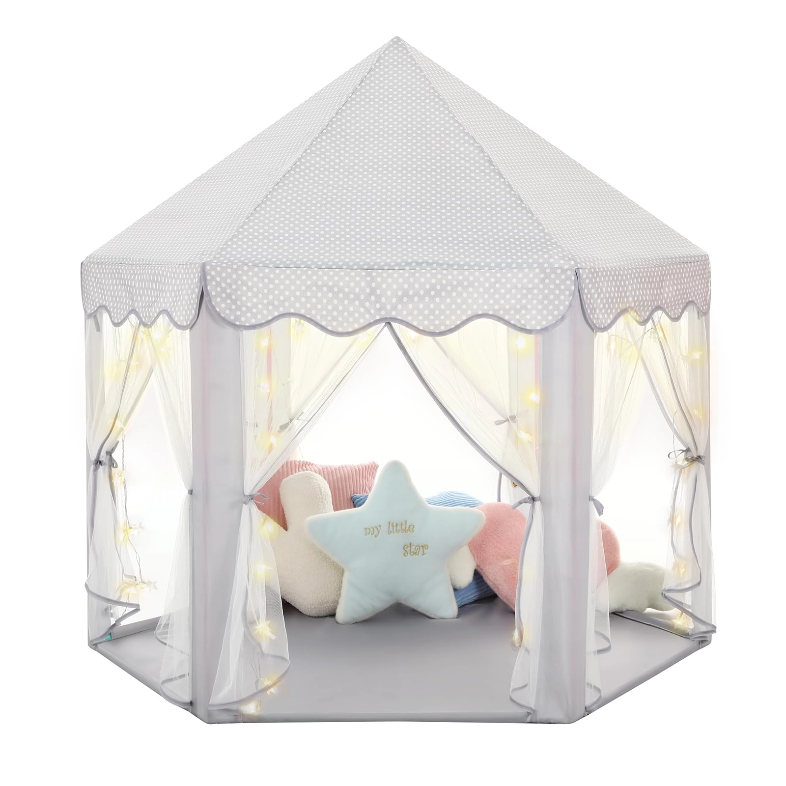Princess Castle Tent - 52 inches x 48 inches x 52 inches Pink
