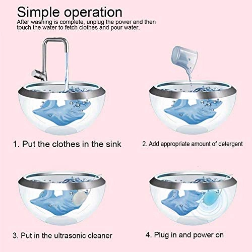 Mini Ultrasonic Dishwasher,Portable Compact Usb Dish Washing