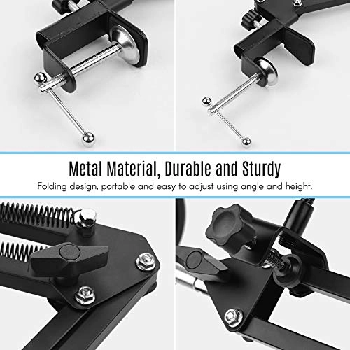 Microphone Stand - Adjustable Foldable Heavy Duty