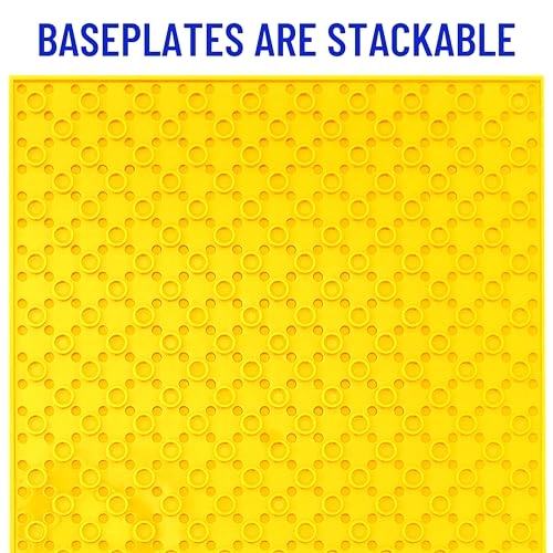 Stackable Baseplates - 24pcs Rainbow