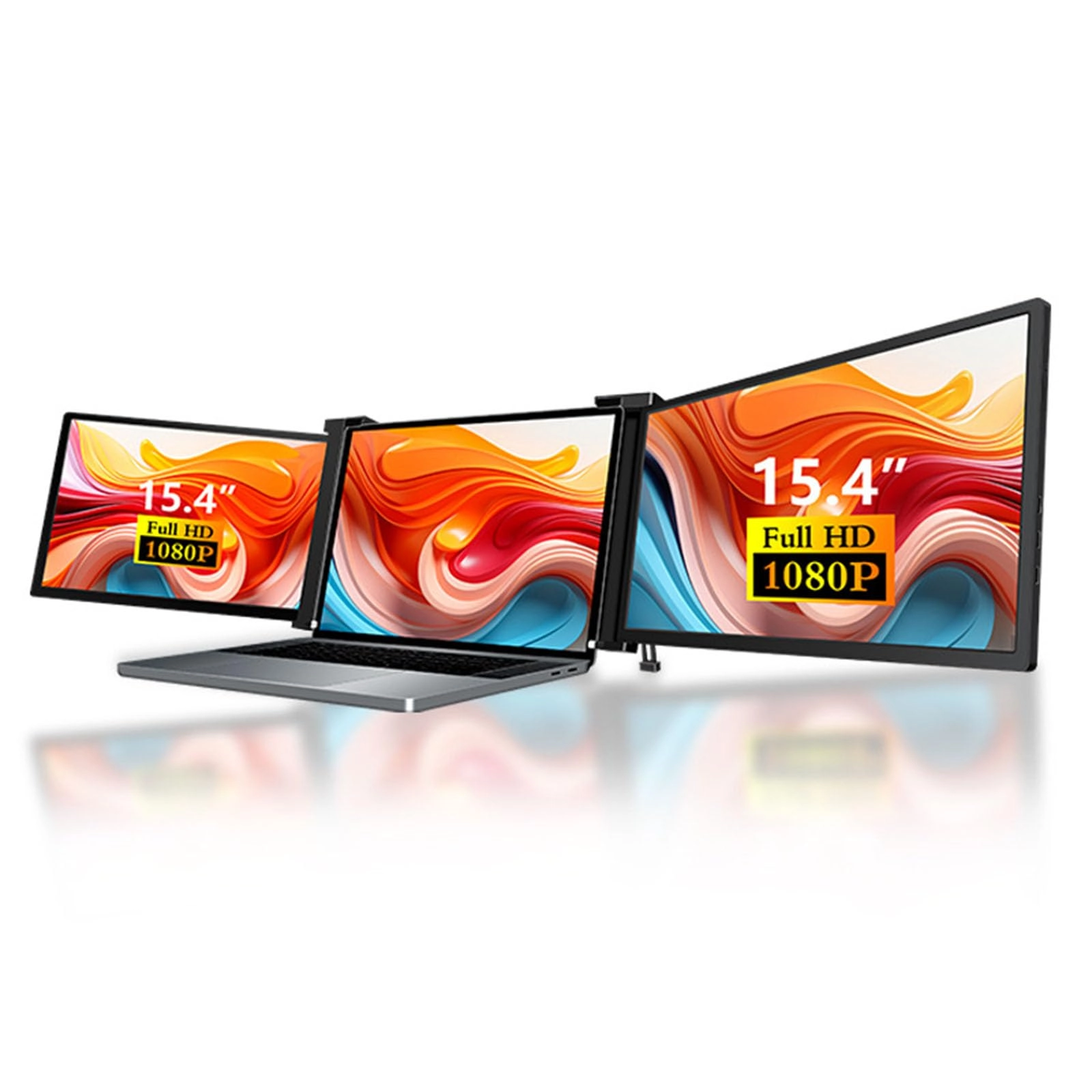 FUVELKRK Portable Monitor - 15.4 inch 1920*1080