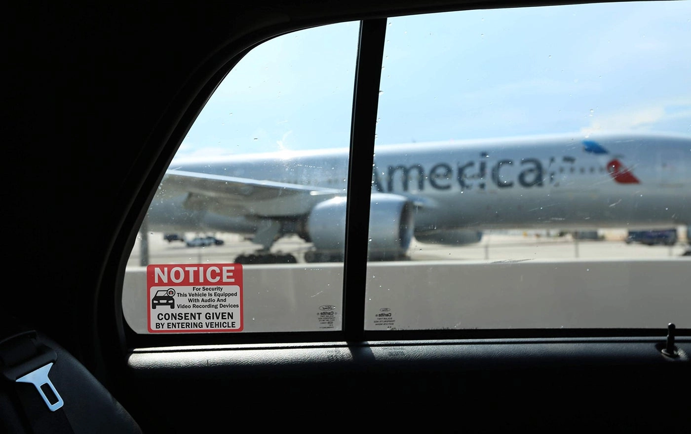 Notice Vehicle is Equipped With Audio And Video Recording Devices Consent By Entering Car Sticker